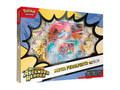 JeevzPlug Pokemon TCG Mega Feraligatr EX Box featuring Mega Evolution cards and four booster packs.