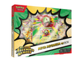 JeevzPlug Pokemon TCG Mega Meganium EX box featuring foil promo cards and four booster packs from Ascended Heroes.