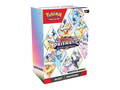 JeevzPlug Pokemon TCG Scarlet & Violet Prismatic Evolutions 6-pack booster bundle box with colourful Eevee artwork.