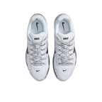 JeevzPlug Nike P-6000 Obsidian Summit White sneakers featuring a white mesh upper with leather overlays and dark accents
