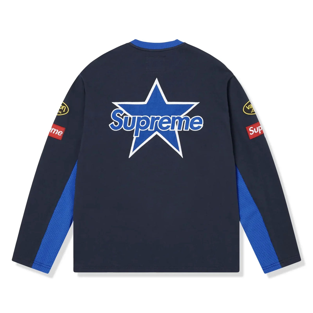 Supreme x Vanson L/S Navy Top (SS26)