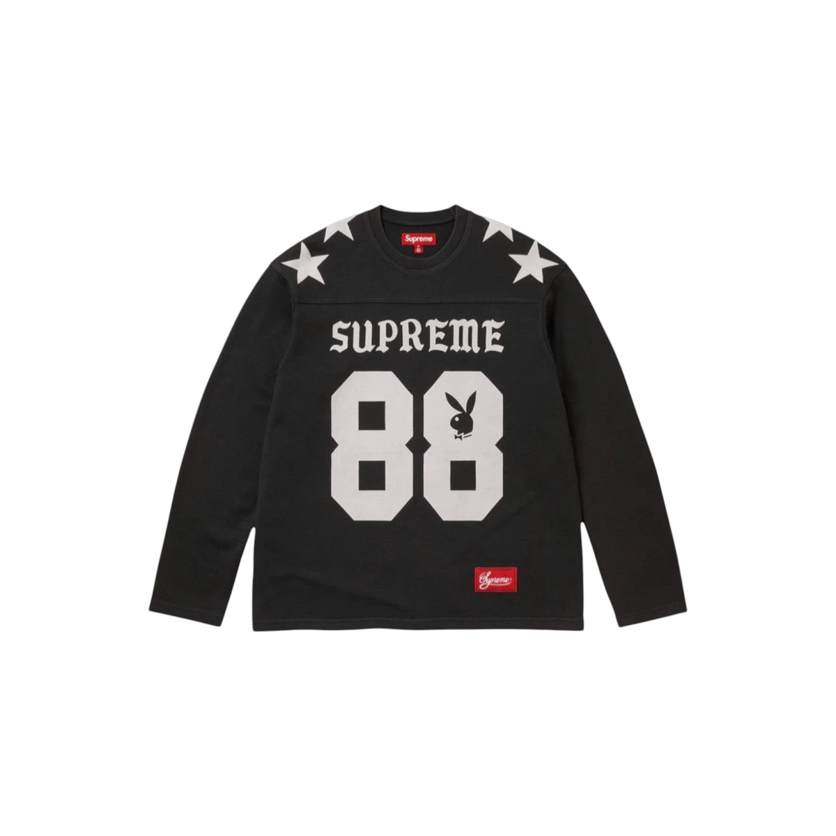 Supreme x Playboy L/S Football Top Black