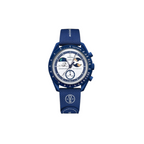 JeevzPlug Swatch x Omega MoonSwatch Mission to Earthphase Beaver Moon watch with navy bioceramic case and Snoopy dial