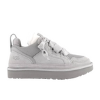 JeevzPlug UGG Lowmel Trainer in Seal Grey featuring suede and mesh upper with thick laces and platform sole