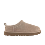 JeevzPlug UGG Micro Boot in sand brown suede with a plush sheepskin lining and a durable rubber platform sole.