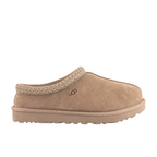 JeevzPlug UGG Tasman Slipper in mushroom brown suede with signature braided collar and thick rubber sole