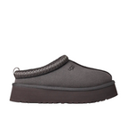 JeevzPlug UGG Tazz Slipper II in obsidian blue with a thick platform sole and signature braided collar detail.